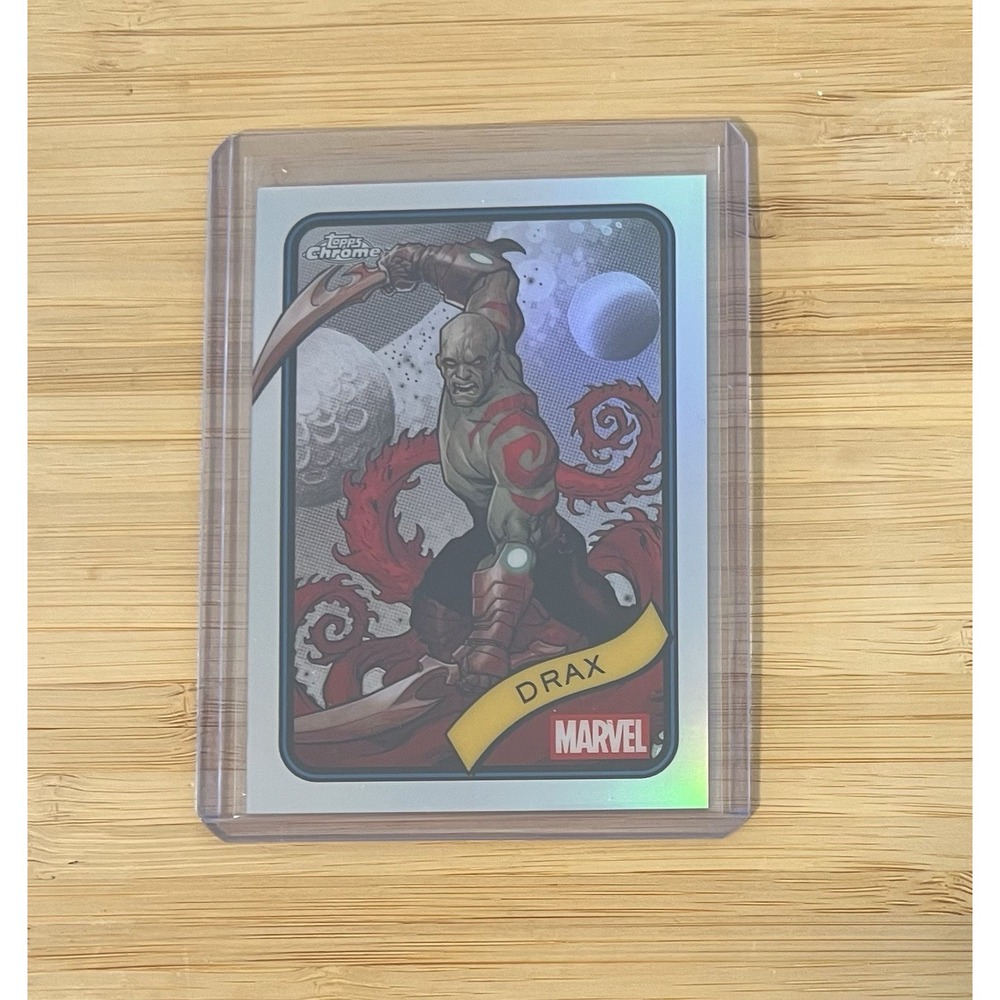2025‎ Topps Chrome Marvel Drax #184 Refractor Card